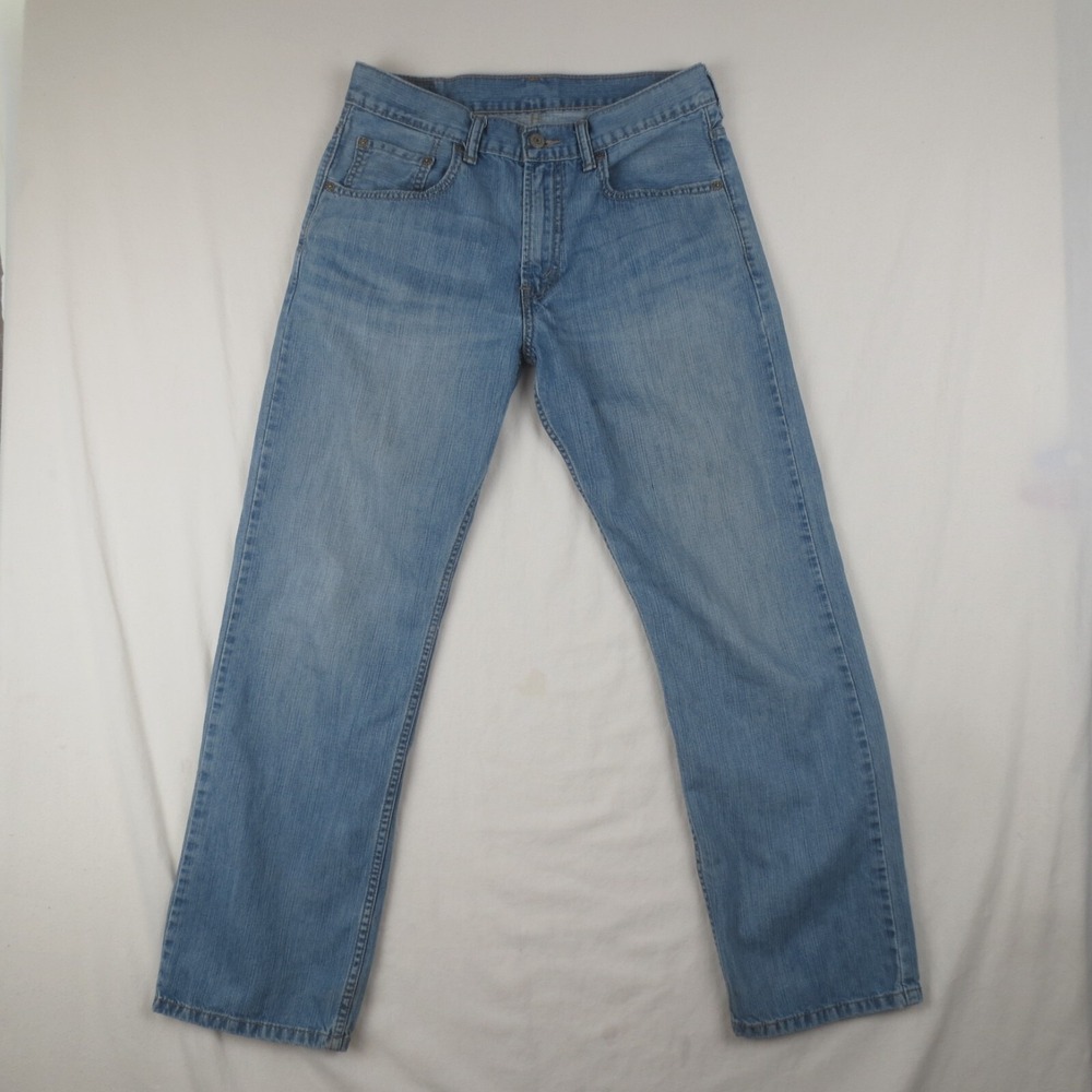 Levis 505 Jeans Boys 29x29 (Actual 30x28) Blue Regular Fit Straight Leg Denim